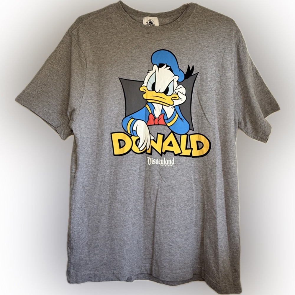 Disney Parks Grumpy Donald Duck Disneyland Men's T-Shirt Size Medium